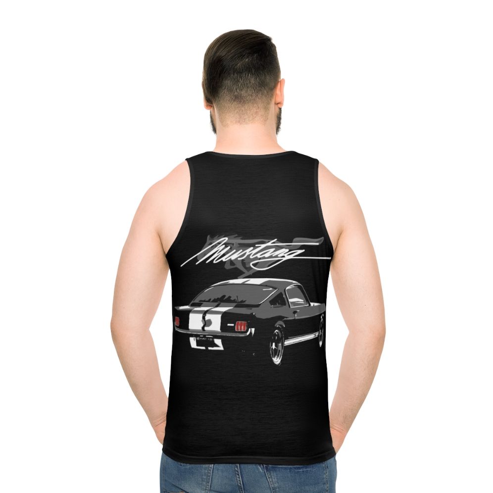 Retro 1965 Mustang Fastback Unisex Tank Top