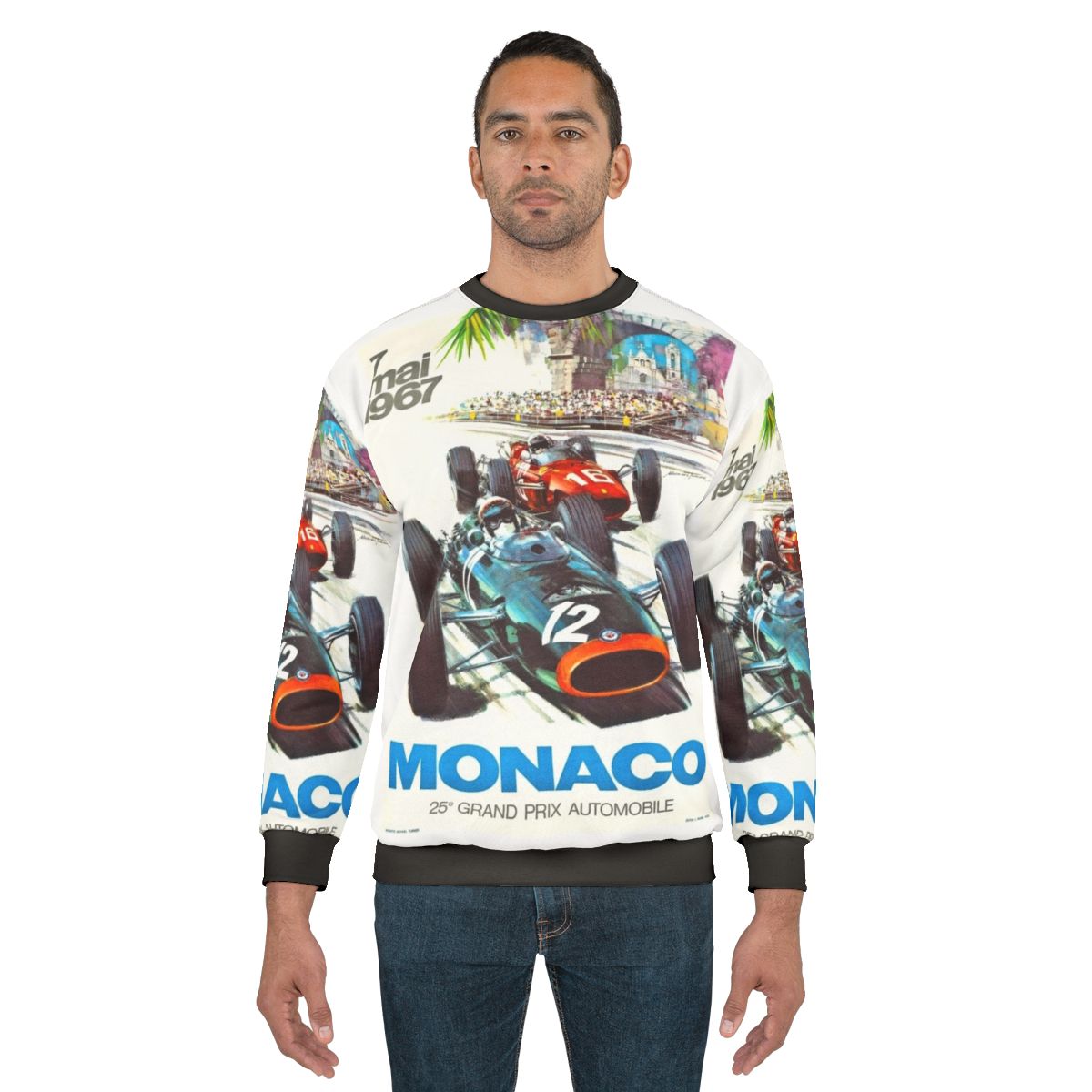 1967 Monaco Grand Prix Vintage Formula 1 Racing Sweatshirt