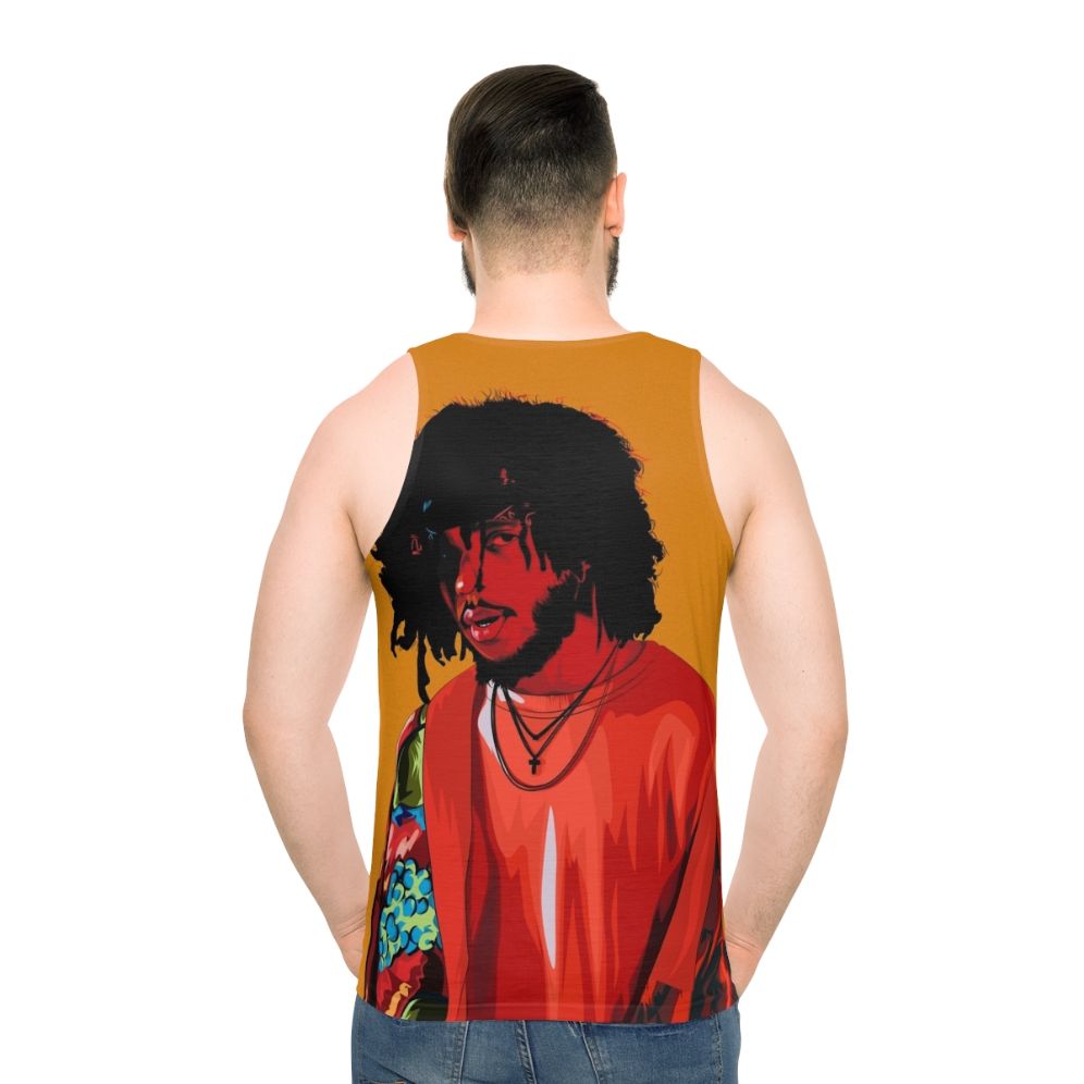6Lack Unisex Tank Top with Graphic Design