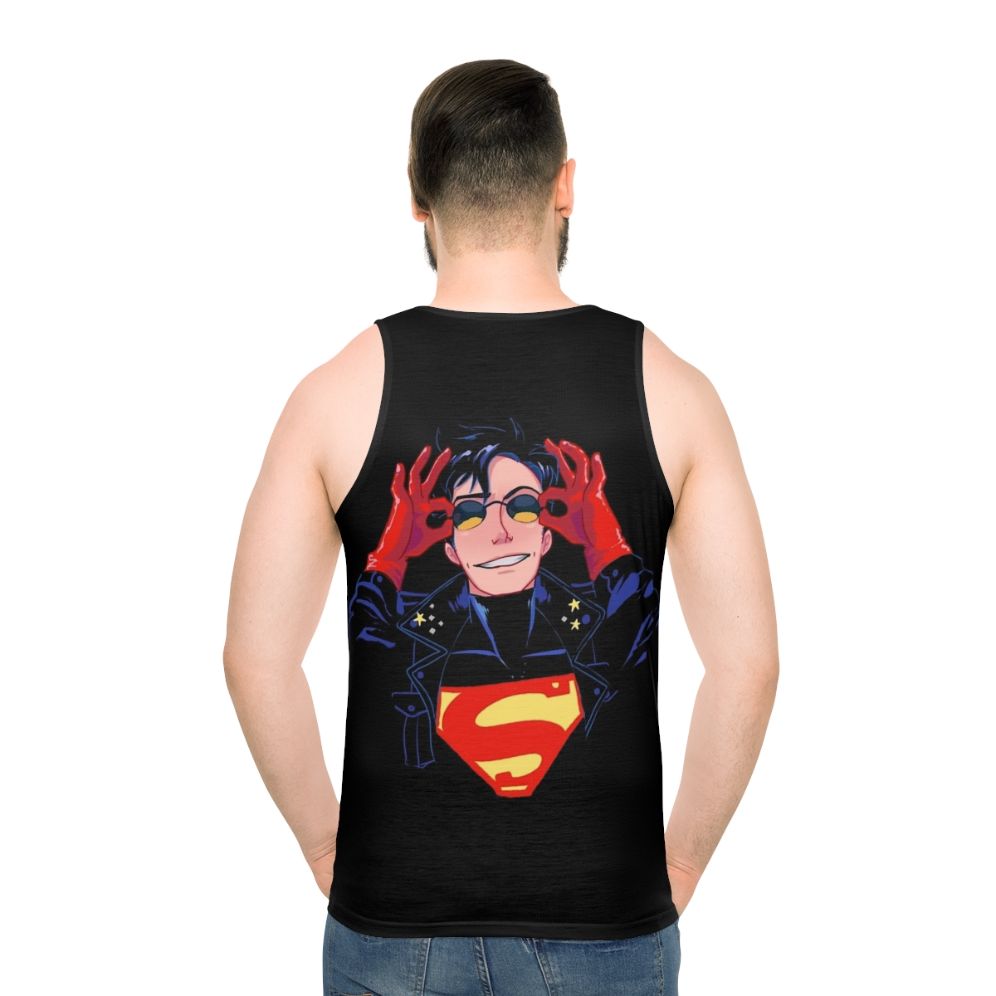90s superhero unisex tank top