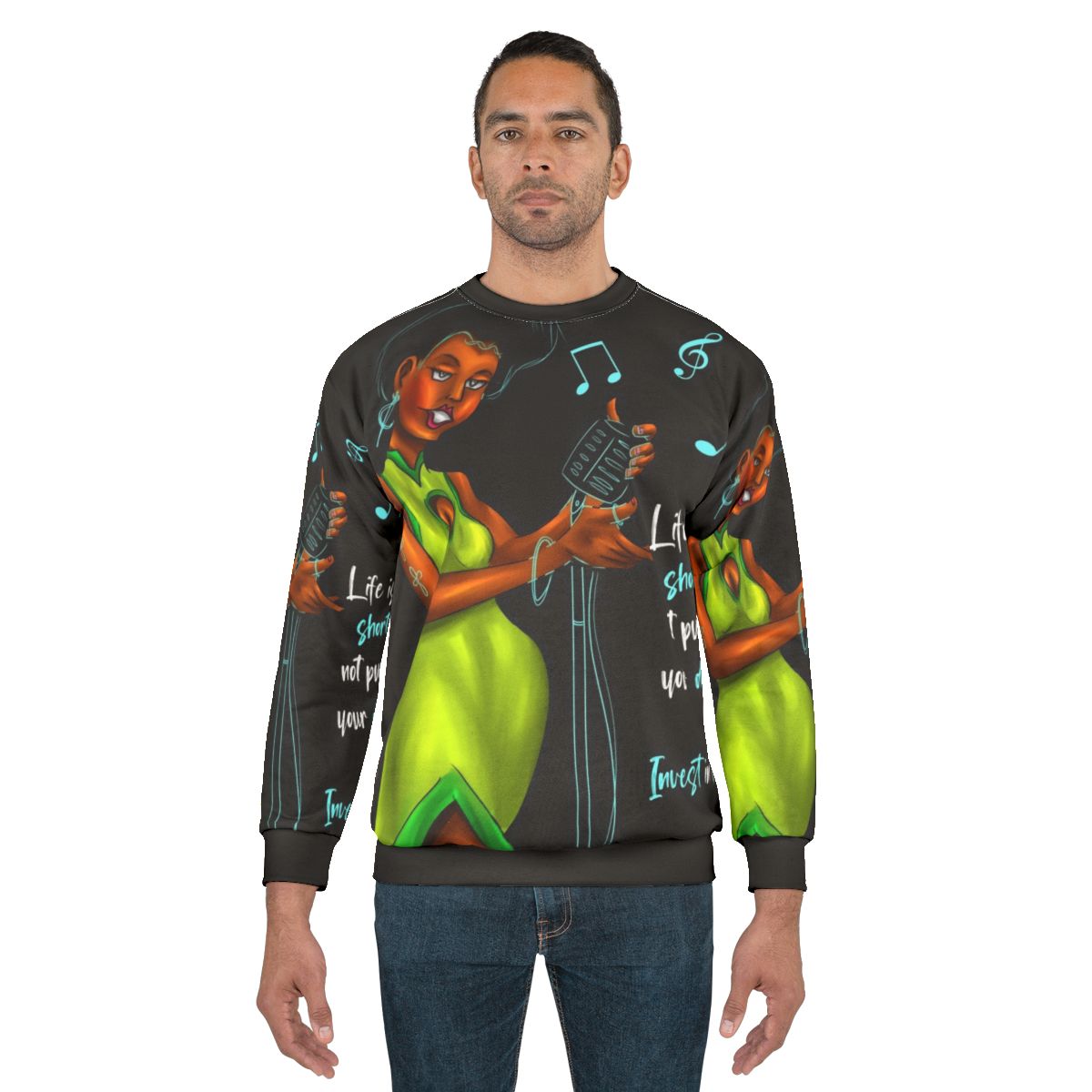 Inspirational "A Life Of Dreams" Sweatshirt for Female Musicians