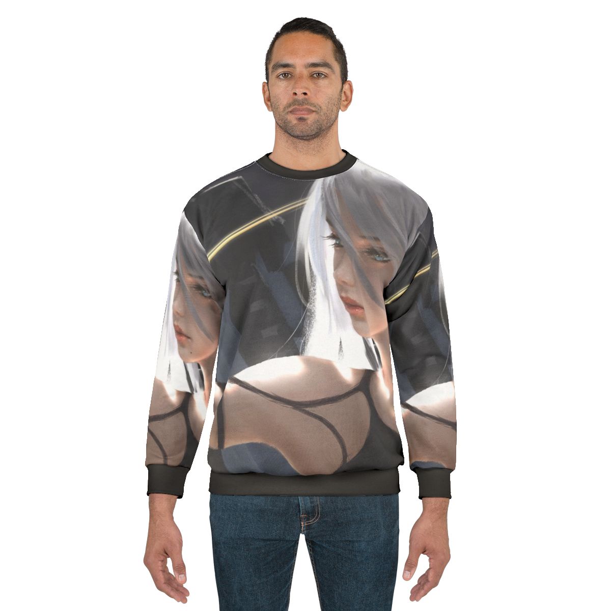 A2 Gaming Sweatshirt, Nier Automata Inspired Clothing