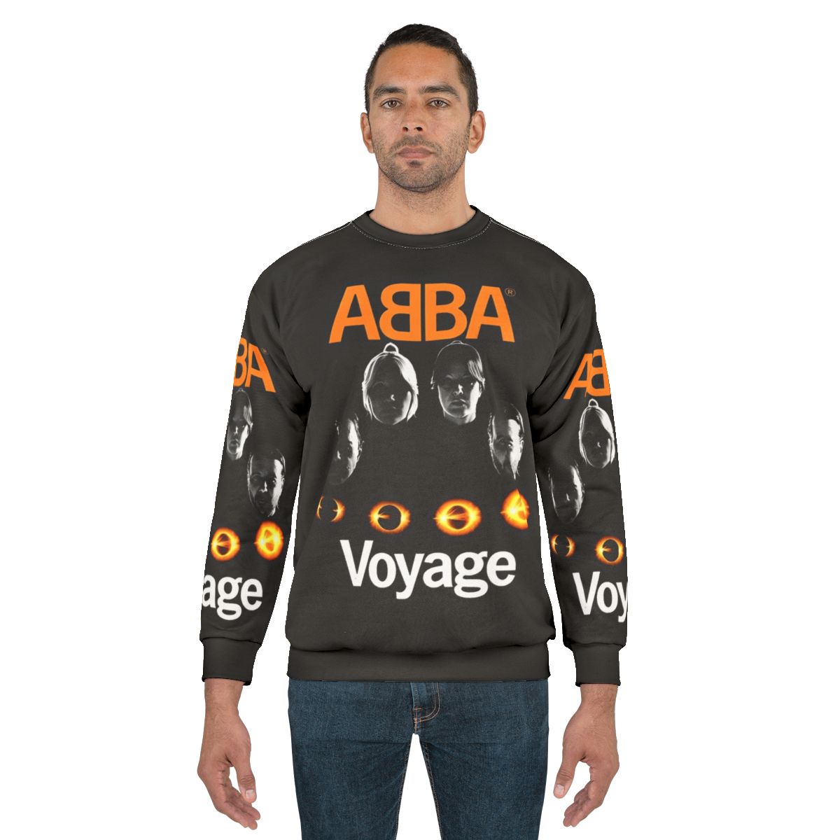 Abba sweatshirt featuring Mamma Mia 70s disco and groovy music