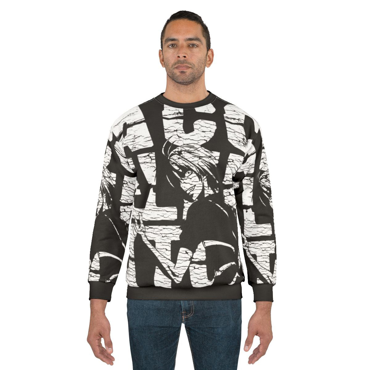 Accelerator Vintage Sweatshirt with Anime Graphic