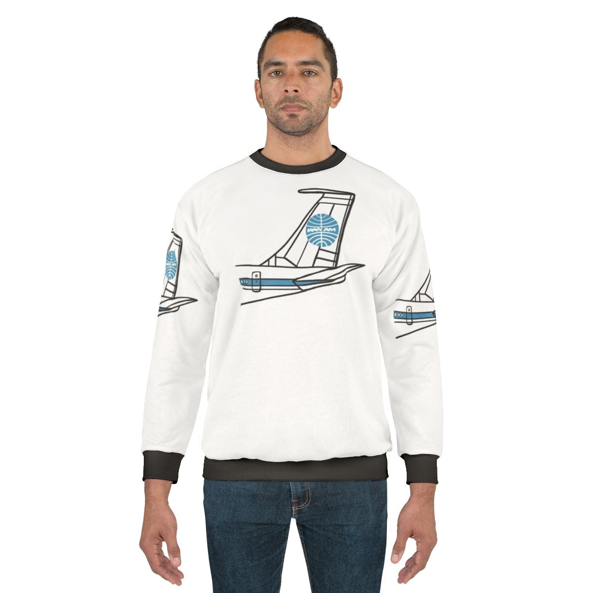 Retro Vintage Airplane Panam Airlines Sweatshirt