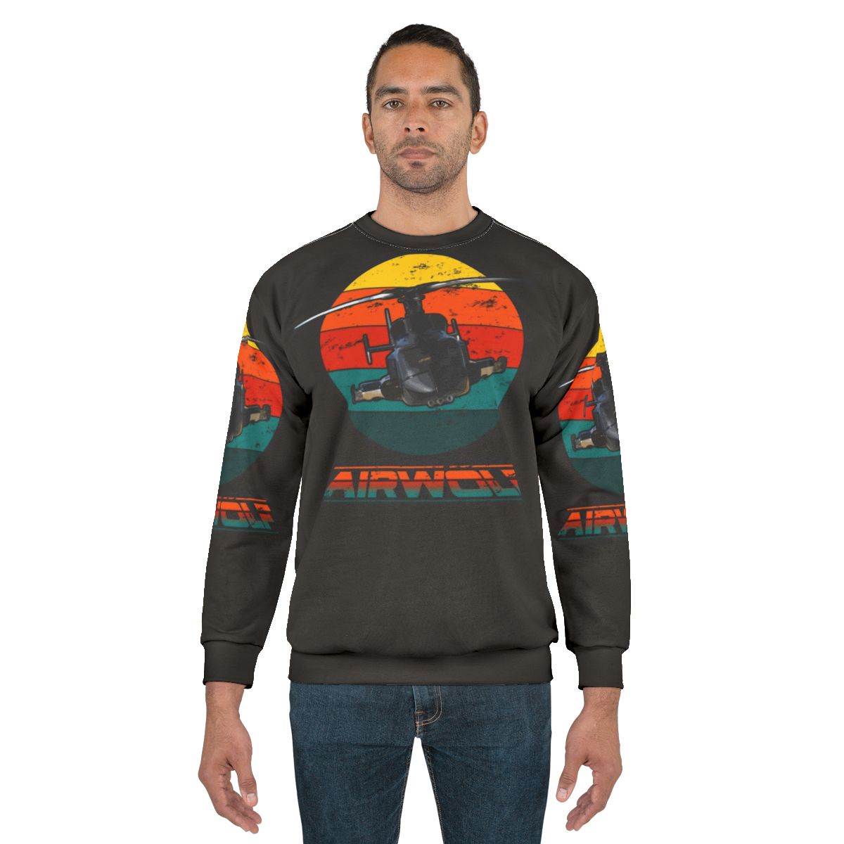 Airwolf 80s Retro Classic TV Series Sweatshirt