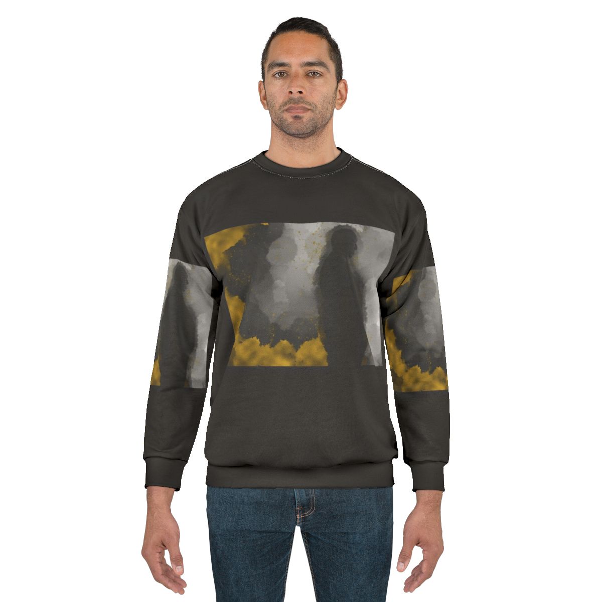 Alfred Hitchcock Silhouette Sweatshirt with Gold Details