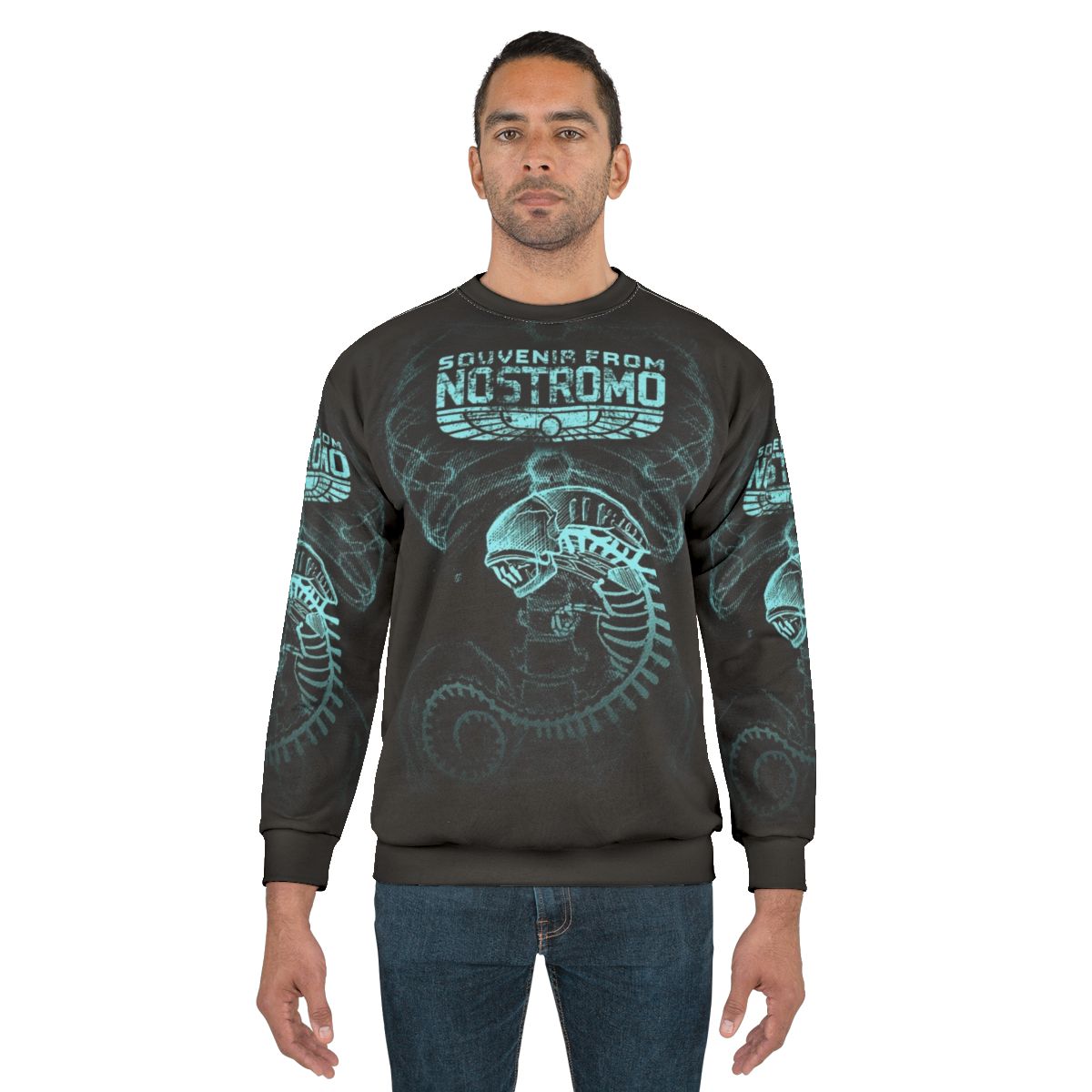 Alien X-Ray Sweatshirt with X-Ray Image