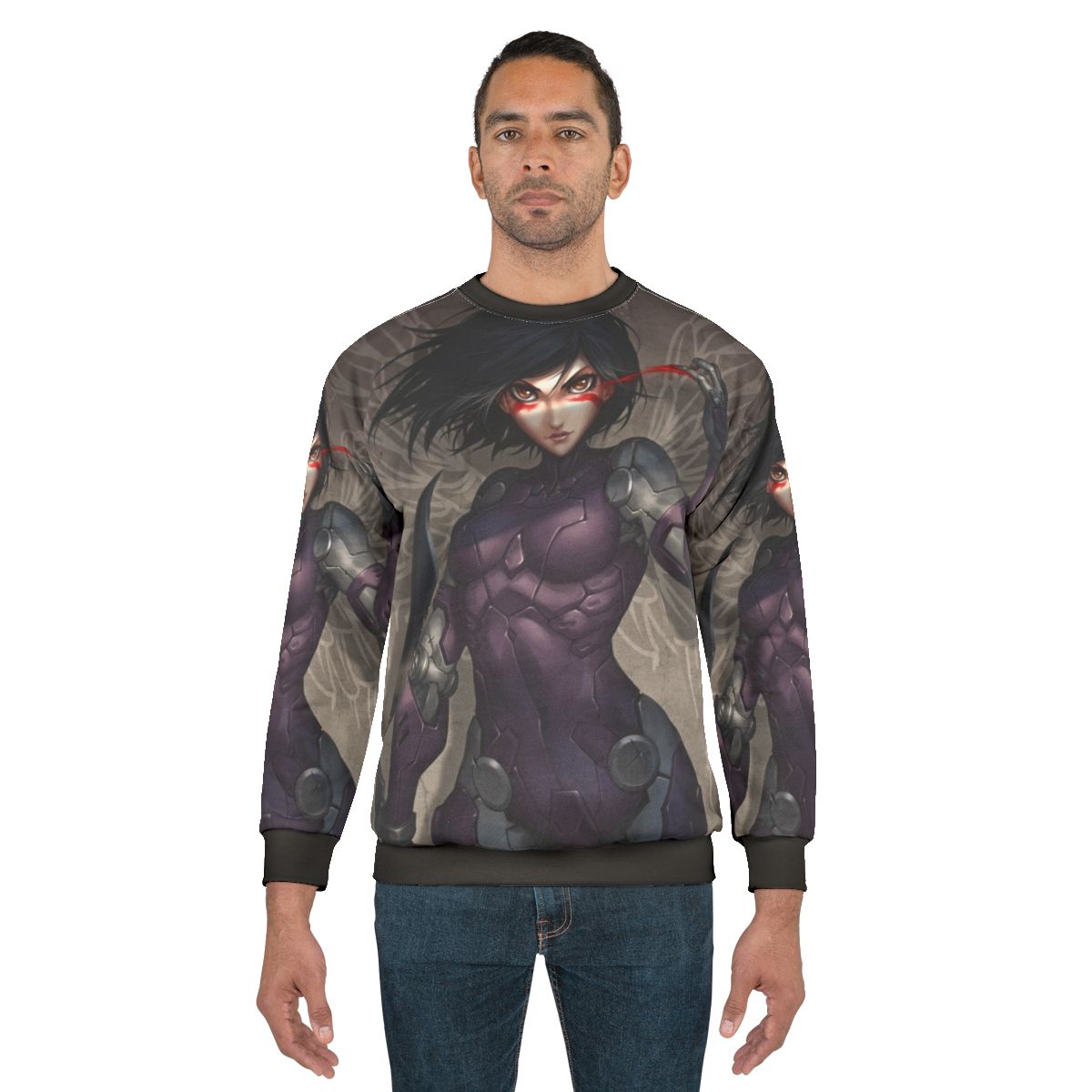 Alita: Battle Angel Inspired Cyberpunk Sweatshirt