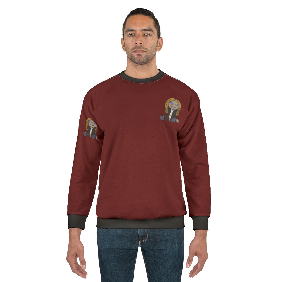 Alucard doll sweatshirt from Castlevania Netflix series