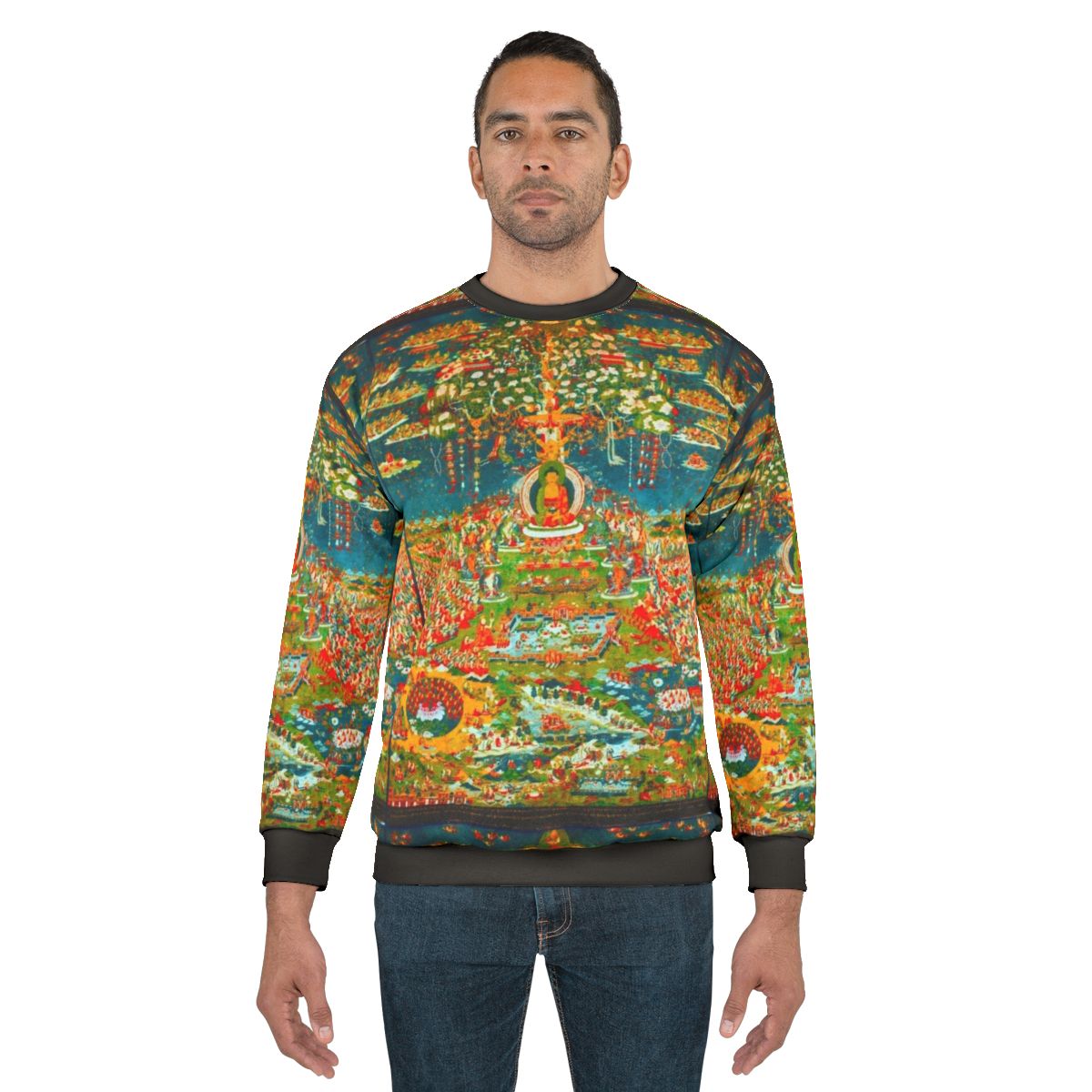Amityaus Buddha Psychedelic Sweatshirt