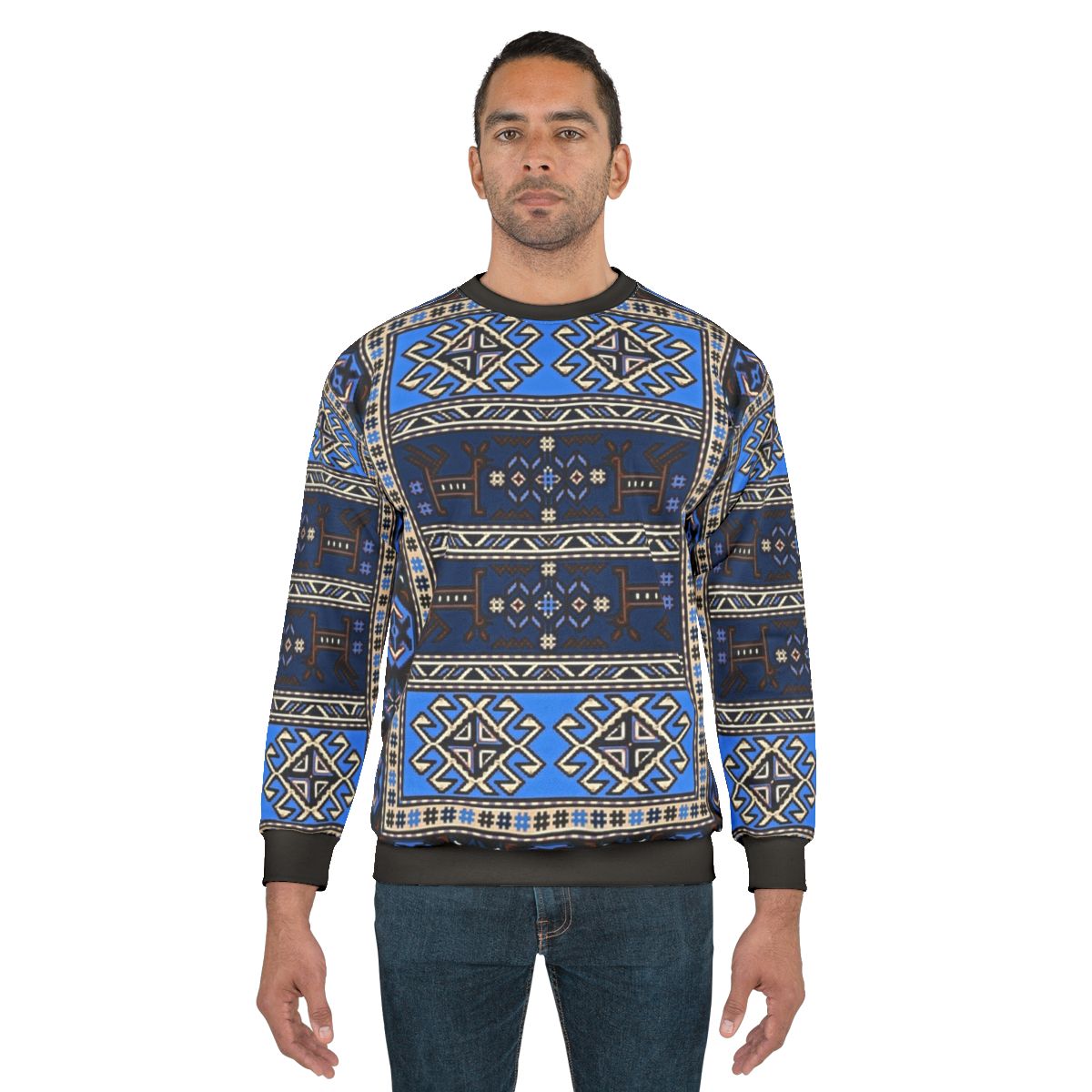 Authentic Armenian art pattern sweatshirt