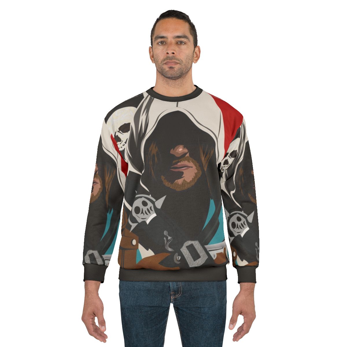 Assassins Creed Black Flag Edward Kenway Pirate Sweatshirt
