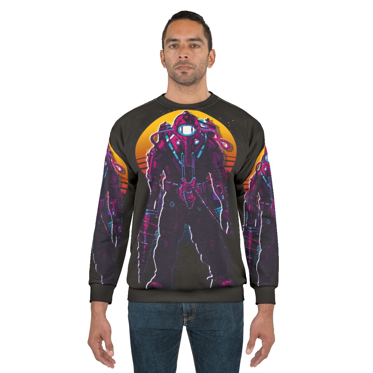 Bioshock Big Daddy 80s Retro Sweatshirt