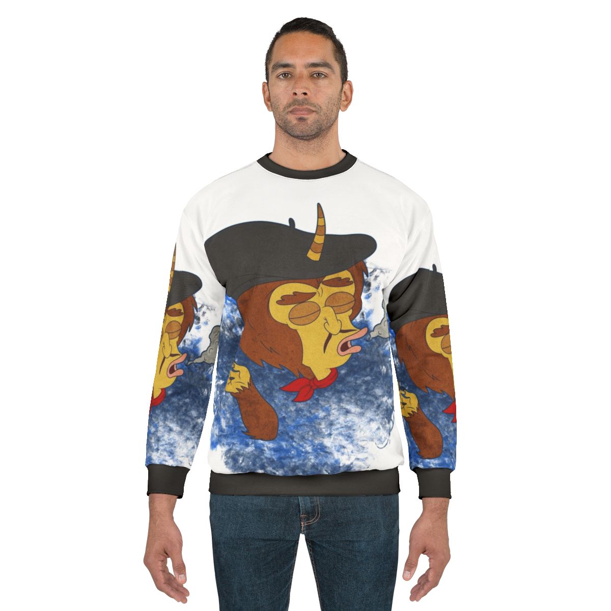 Big Mouth Maurice Smoke Blue Sweatshirt