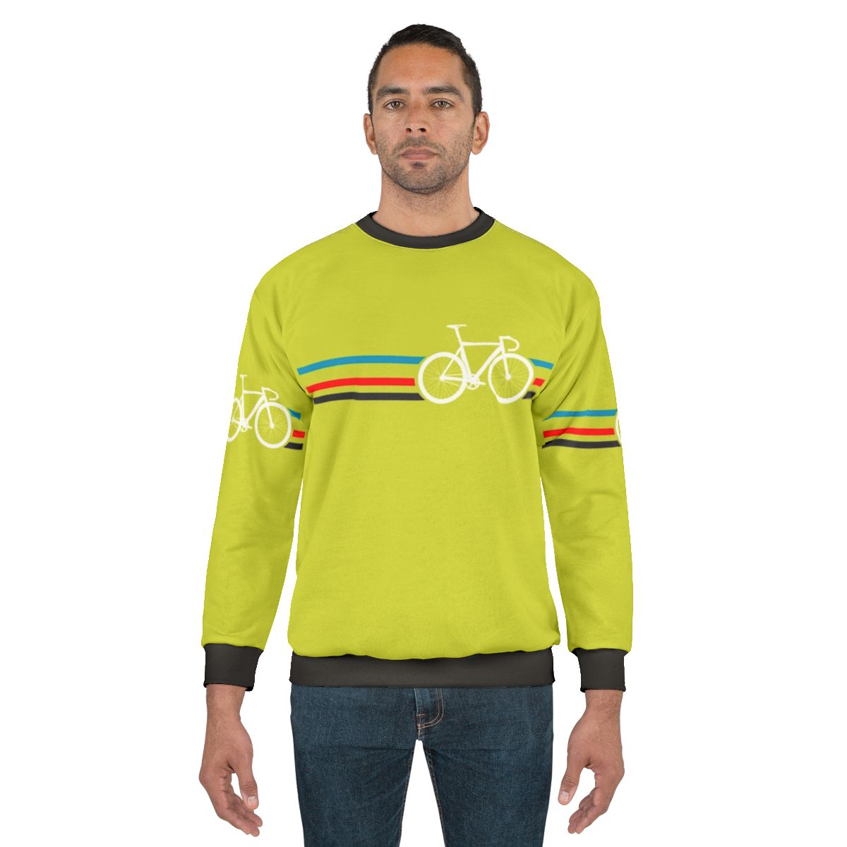 Retro bike velodrome sweatshirt