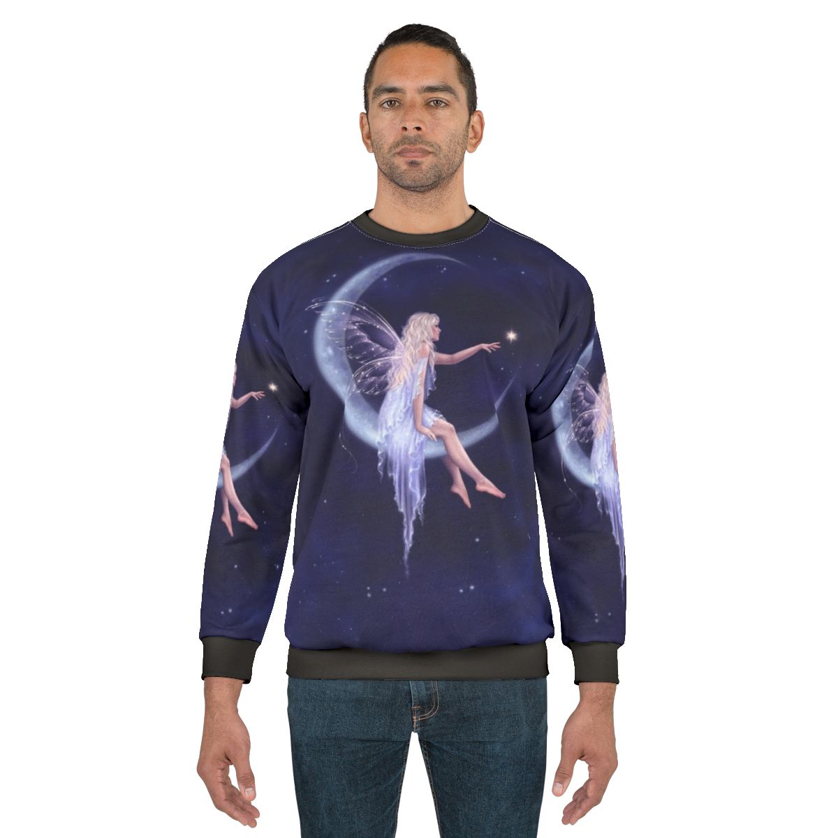 Celestial Moon Fairy Fantasy Sweatshirt