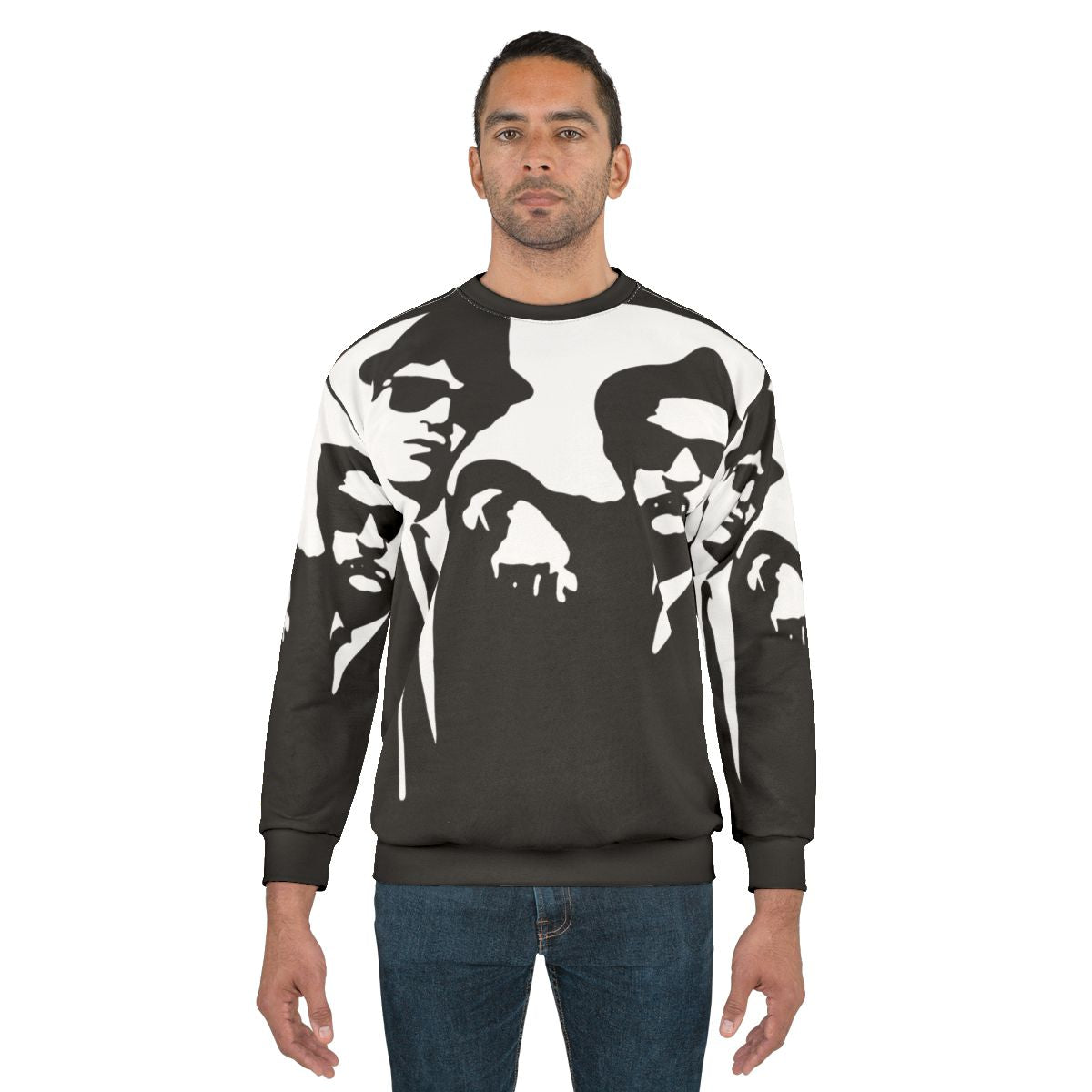 Blues Brothers Sweatshirt with Retro 70s Design