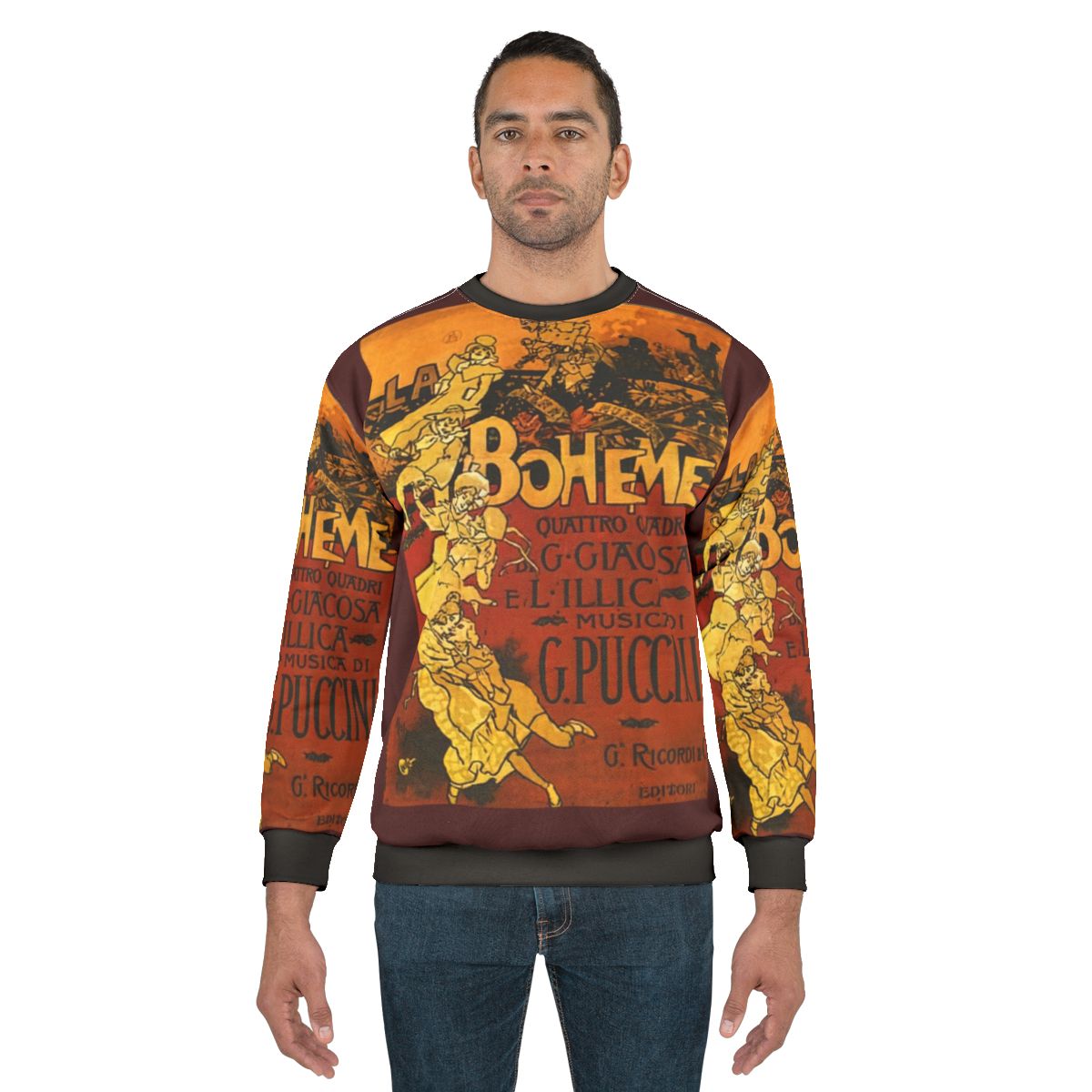 Boheme Opera Sweatshirt featuring Metlicovitz vintage design