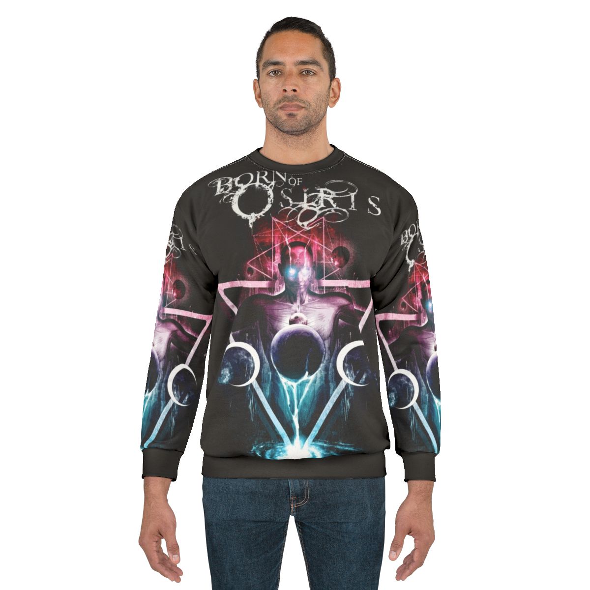 Born Of Osiris Abstract Chaos Metalcore Sweatshirt