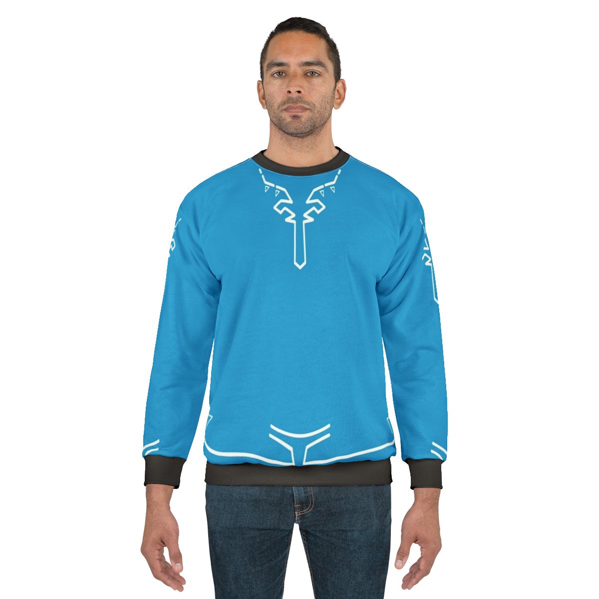 BOTW Champion Tunic Sweatshirt featuring Link's iconic tunic from Legend of Zelda: Breath of the Wild