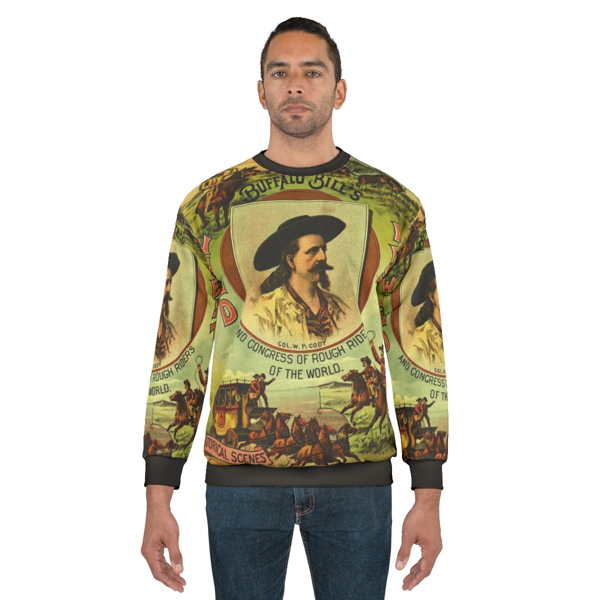 Vintage Buffalo Bill Wild West Show Sweatshirt