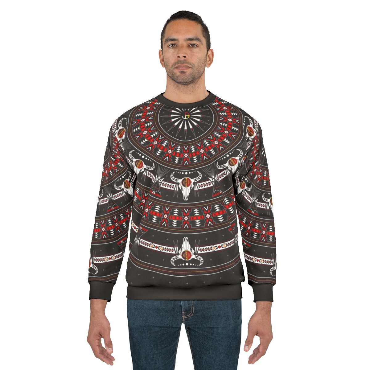 Native American-inspired Buffalo Spirit Sweatshirt