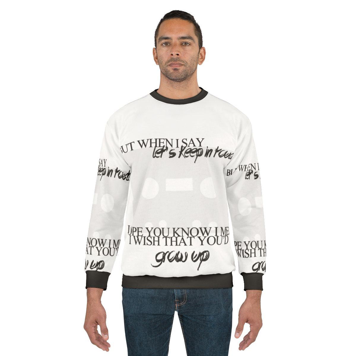 "Let's Keep in Touch" Brand New Band Sweatshirt