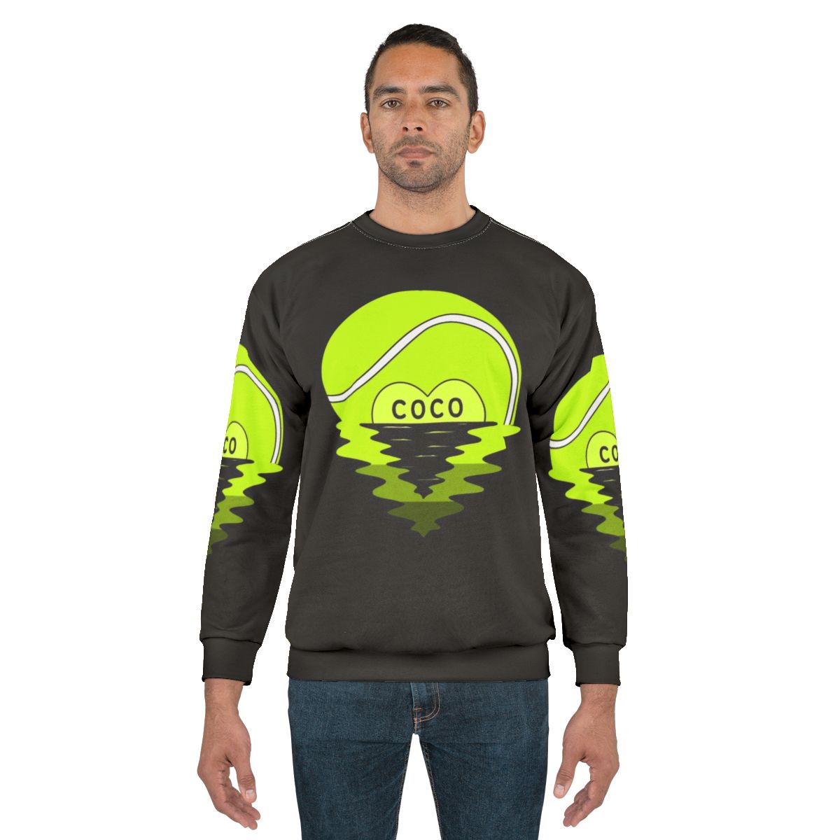 Coco Gauff Sweatshirt featuring Conan O'Brien's Team Coco branding