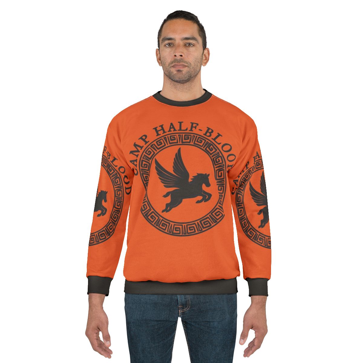 Camp Half-Blood Logo Sweatshirt for Percy Jackson Fans
