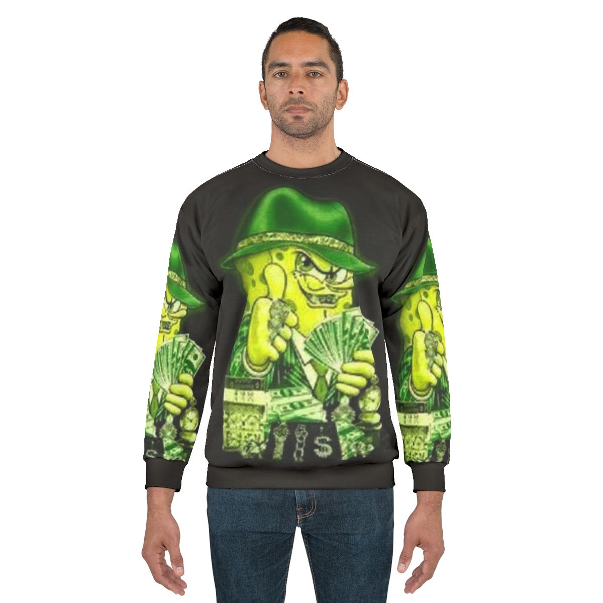 Cash Money Pimp Spongebob Inspired Sweatshirt