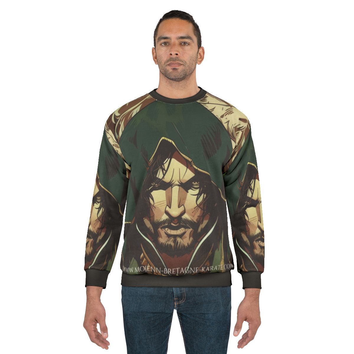 Castlevania fan art inspired sweatshirt with manga style design
