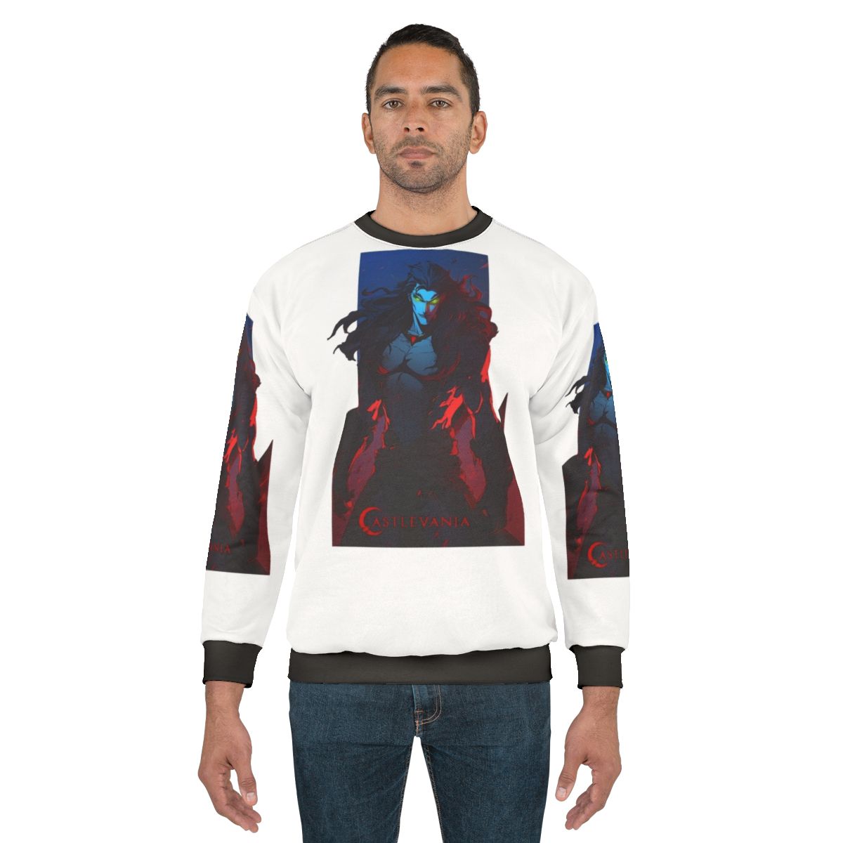 Castlevania Striga Fullbody Sticker Sweatshirt