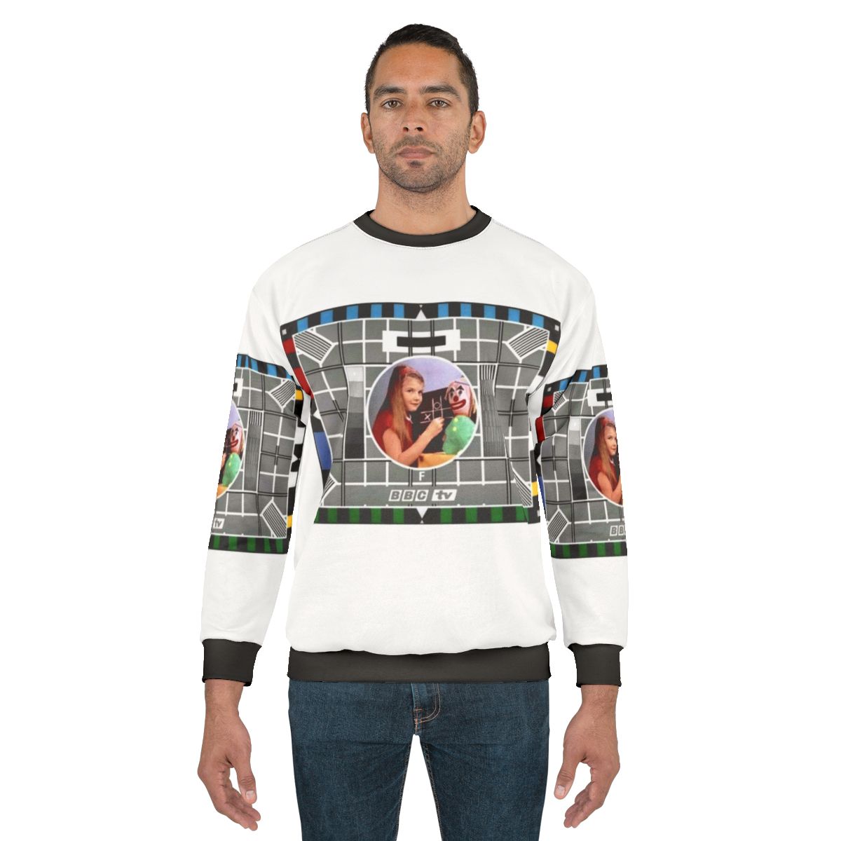 Classic BBC Test Card Retro Sweatshirt