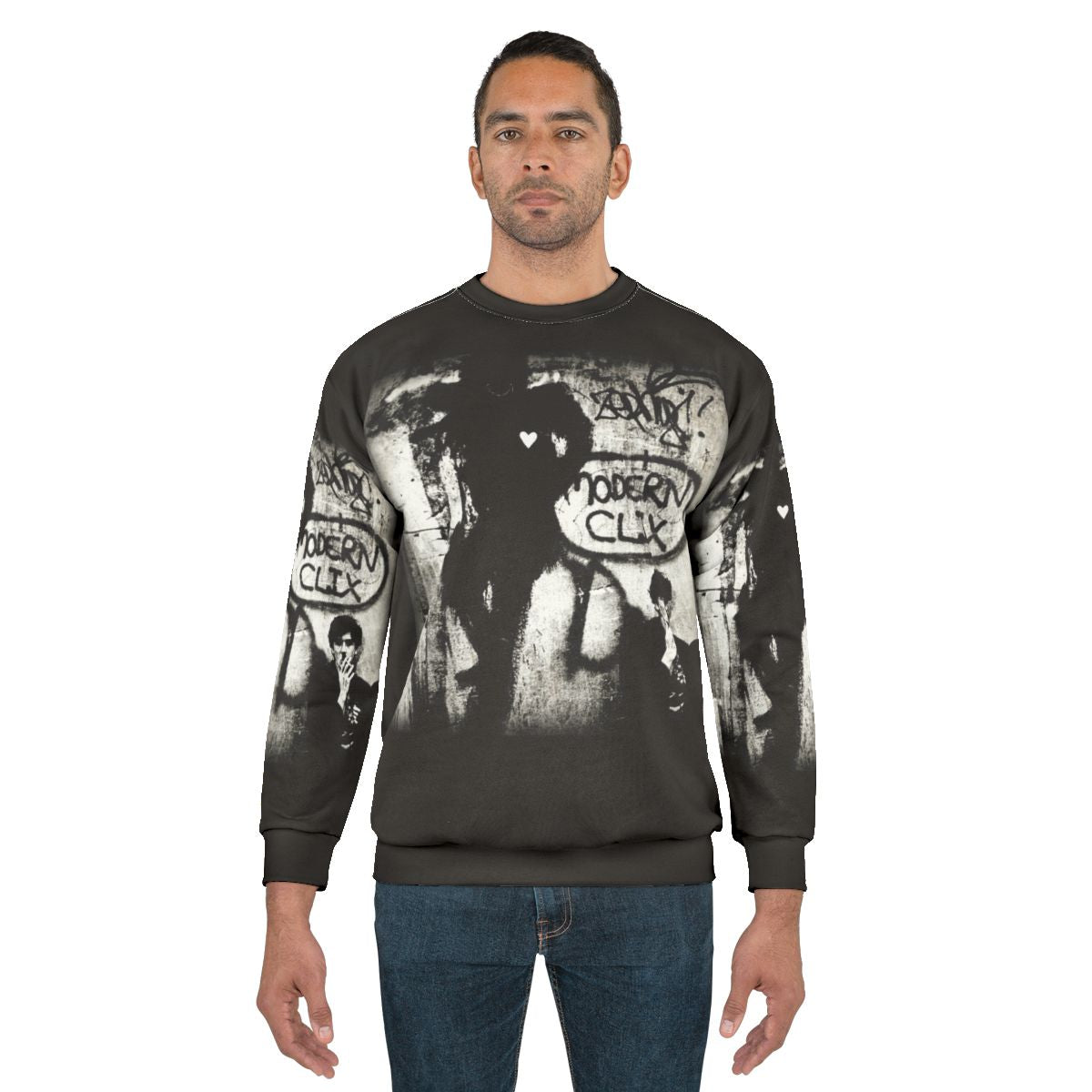 Charly Garcia modern sweatshirt with tango and graffiti inspired graphic design