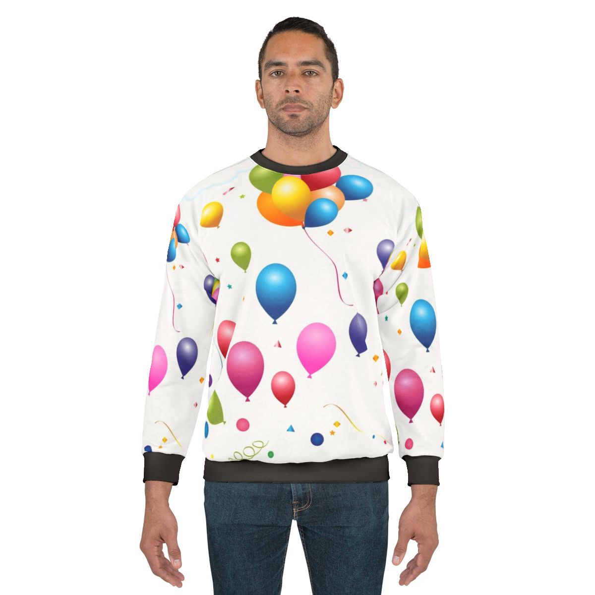 Colorful balloons sweatshirt