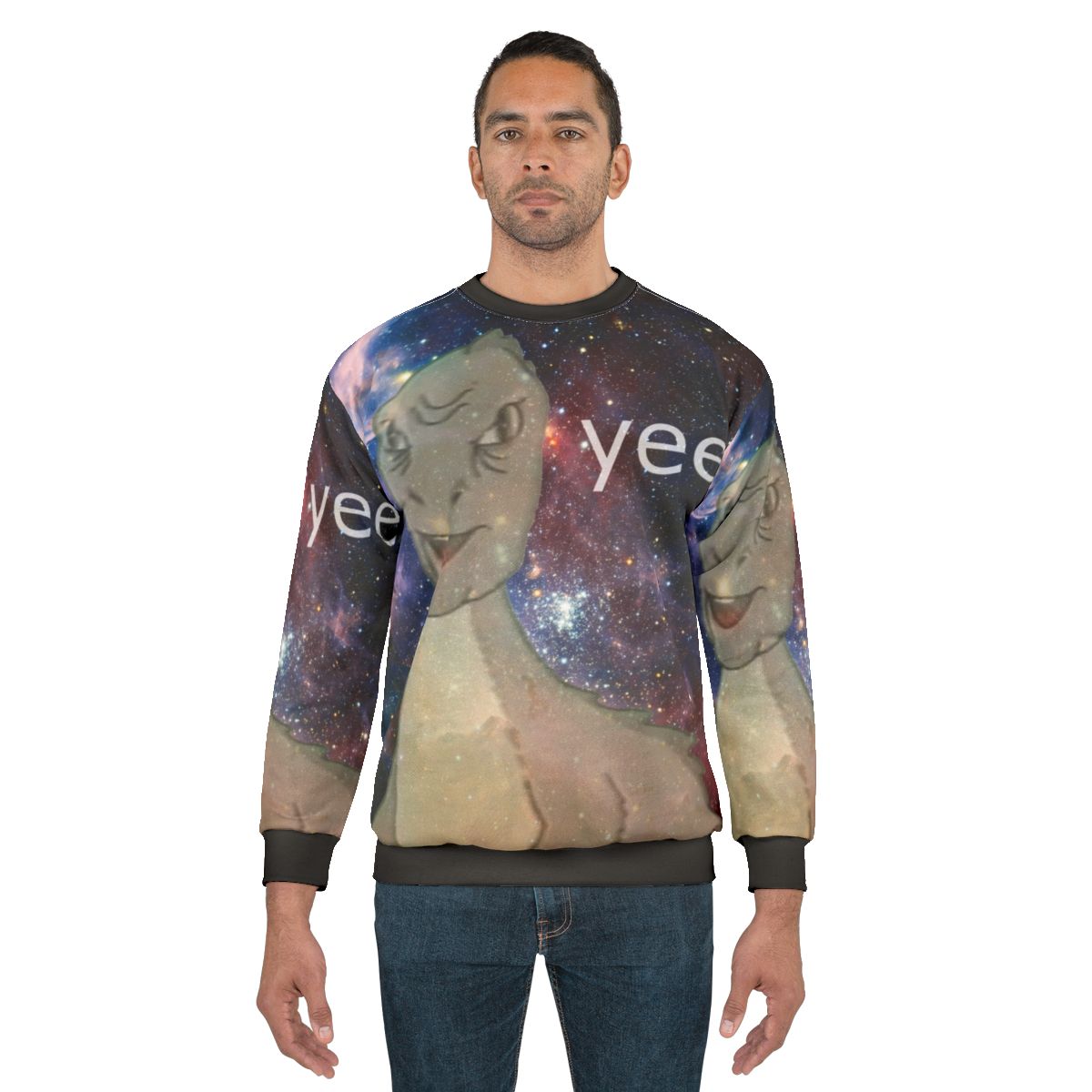 Cosmic T-Rex Dinosaur Sweatshirt