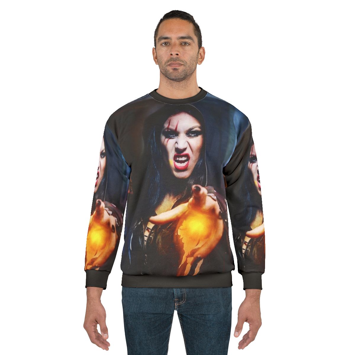 Cristina Scabbia Lacuna Coil Metal Band Sweatshirt