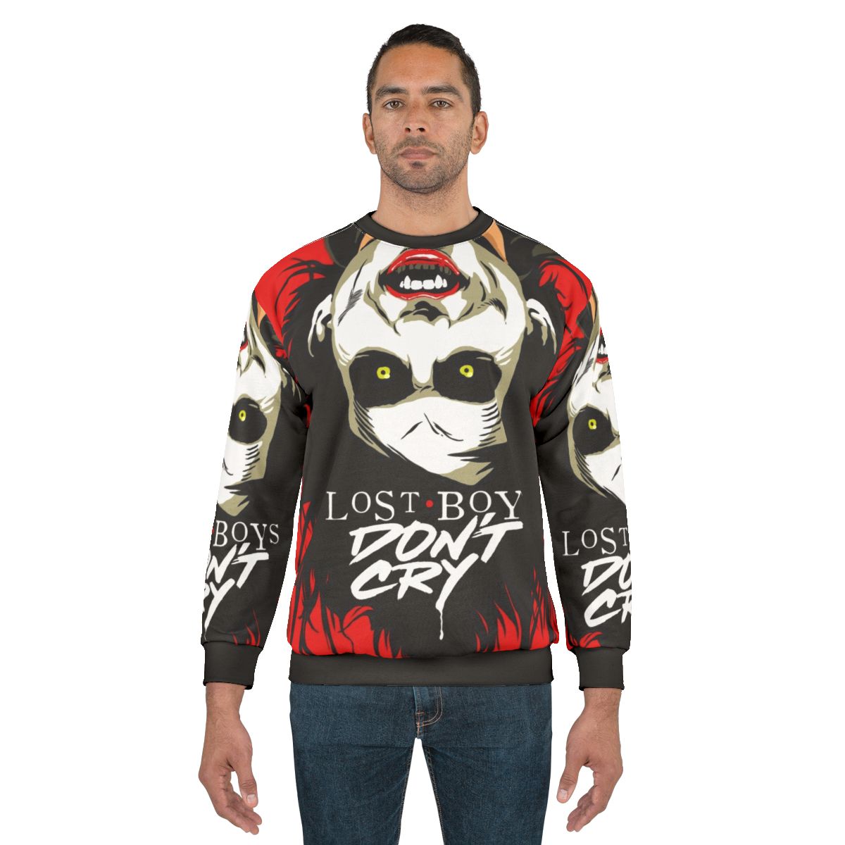 Cry Boys Dark Gothic Horror Themed Sweatshirt