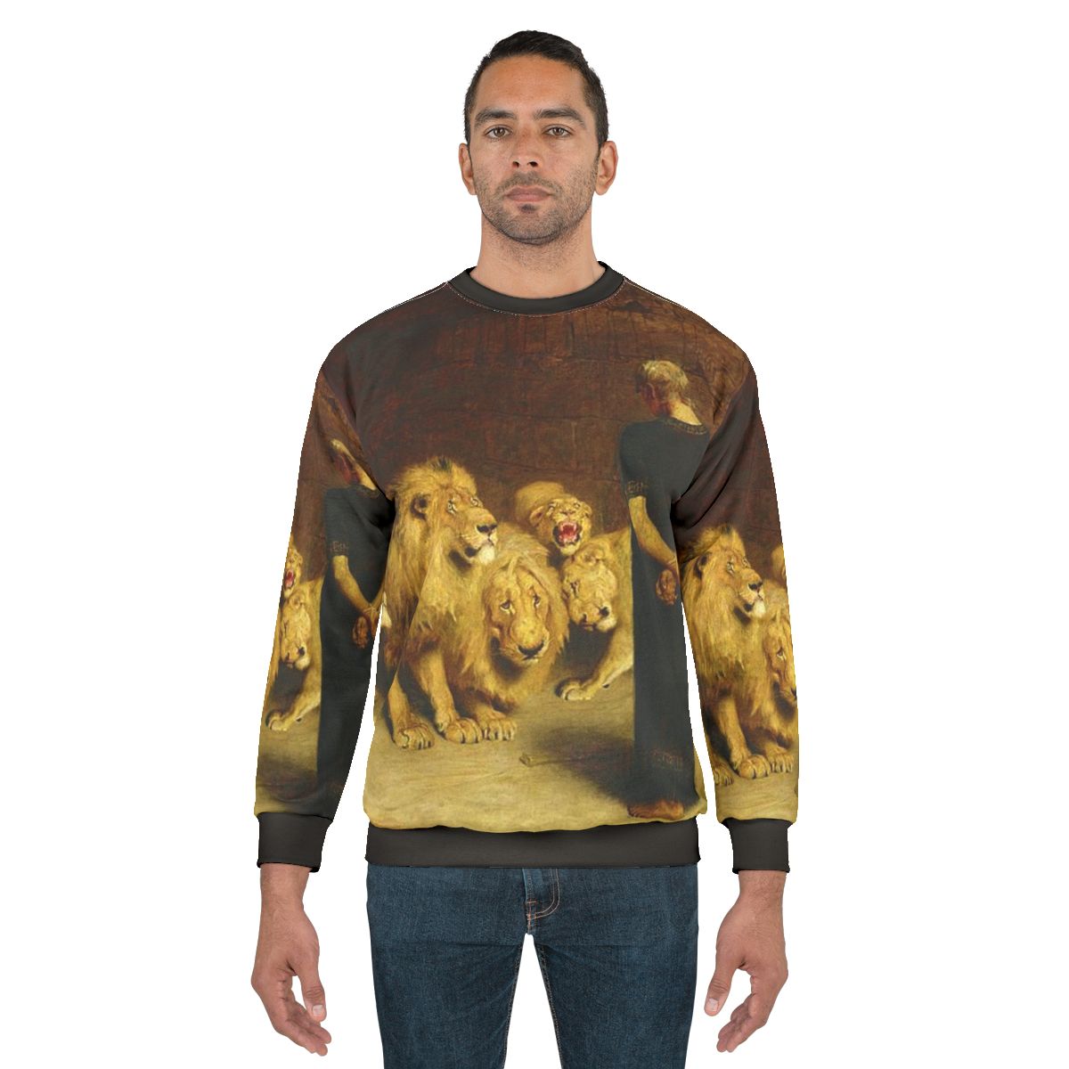 Christian Biblical Daniel in the Lions Den Sweatshirt