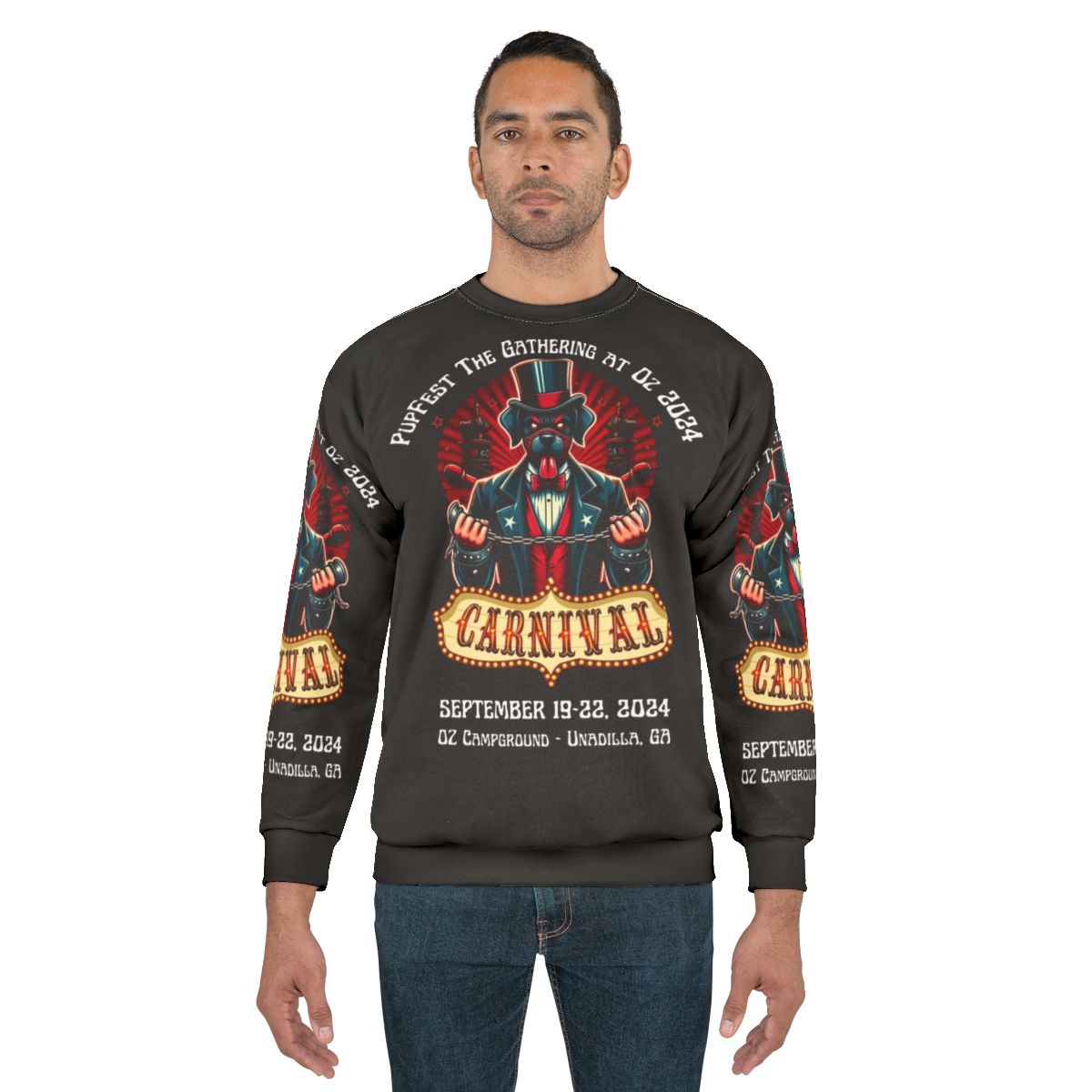 Dark Carnival Pupfest 2024 Merch Sweatshirt