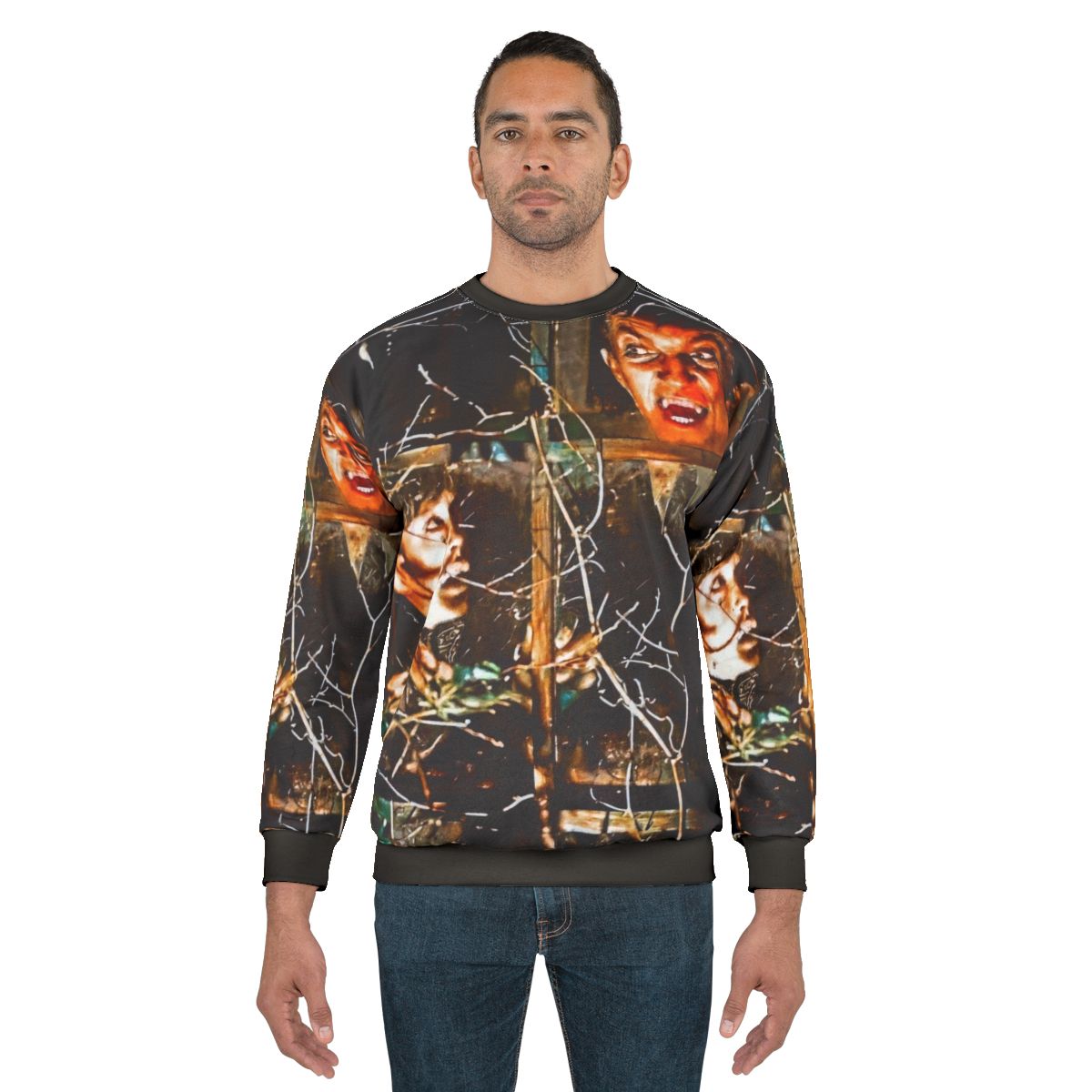 Dark Shadows Barnabas Collins Gothic Horror Sweatshirt