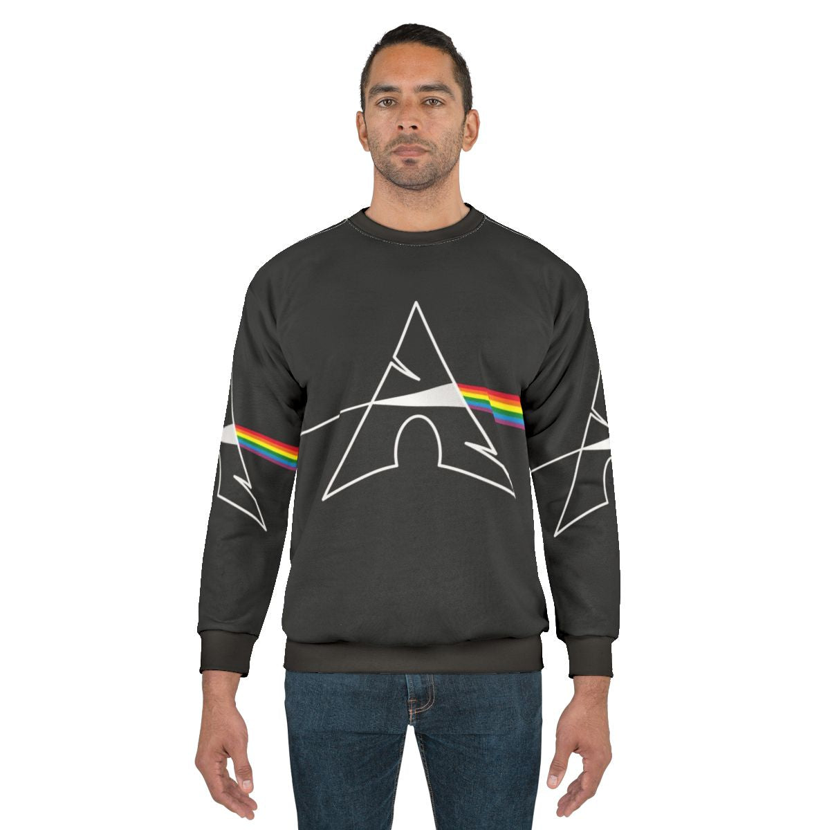 Dark Side of Arch Linux Minimalist Sweatshirt