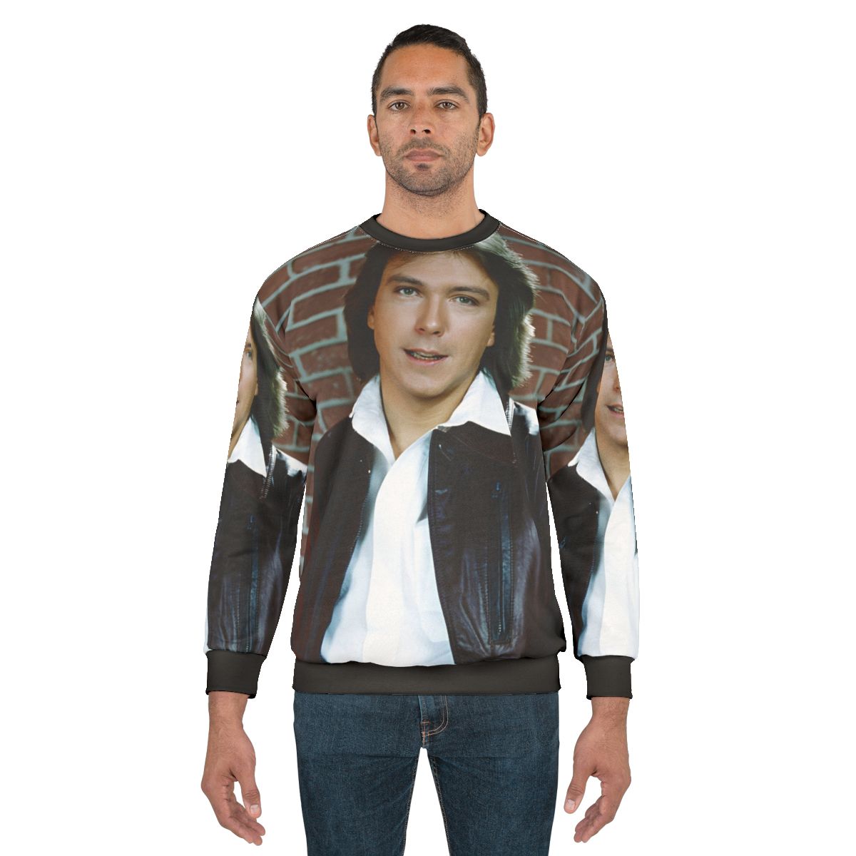 Classic David Cassidy Sweatshirt with Vintage Pop Music Design