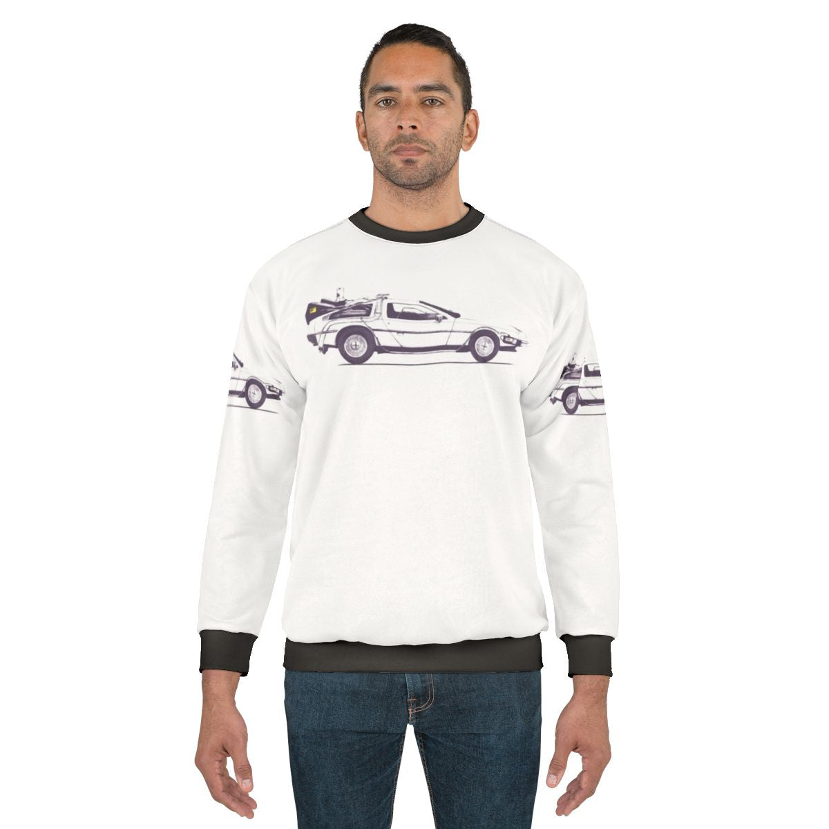Delorean Sweatshirt - Embracing the Vintage Back to the Future Movie Magic