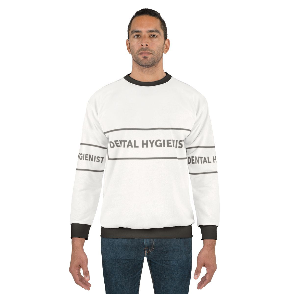 Dental Hygienist Sweatshirt with Art Design