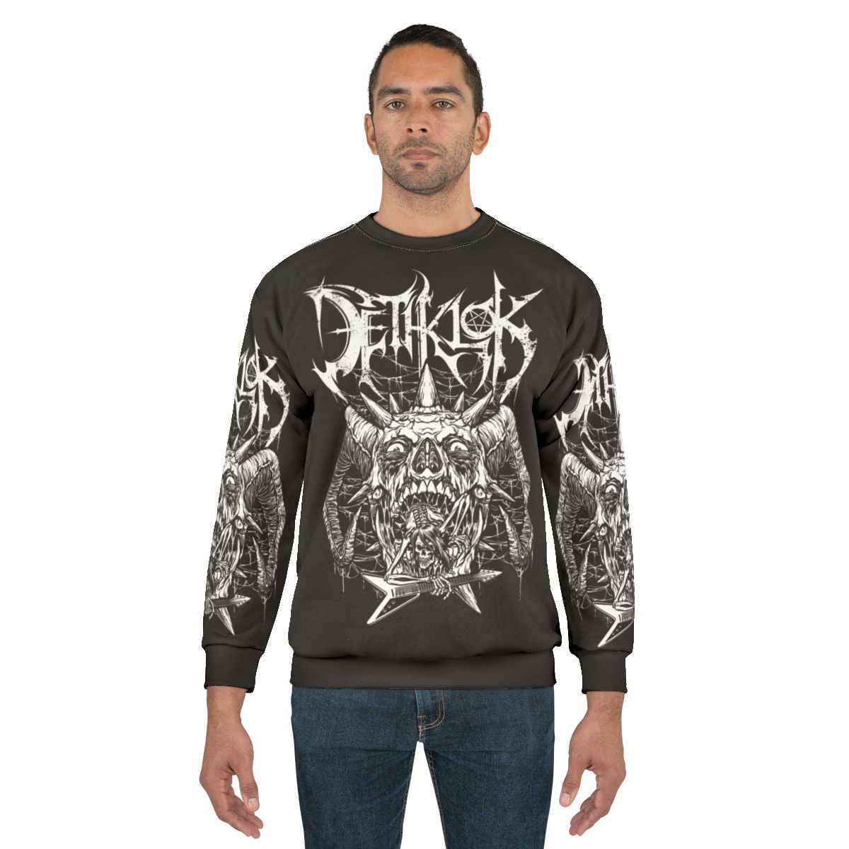 Dethklok Adult Sweatshirt featuring the iconic Dethklok band logo