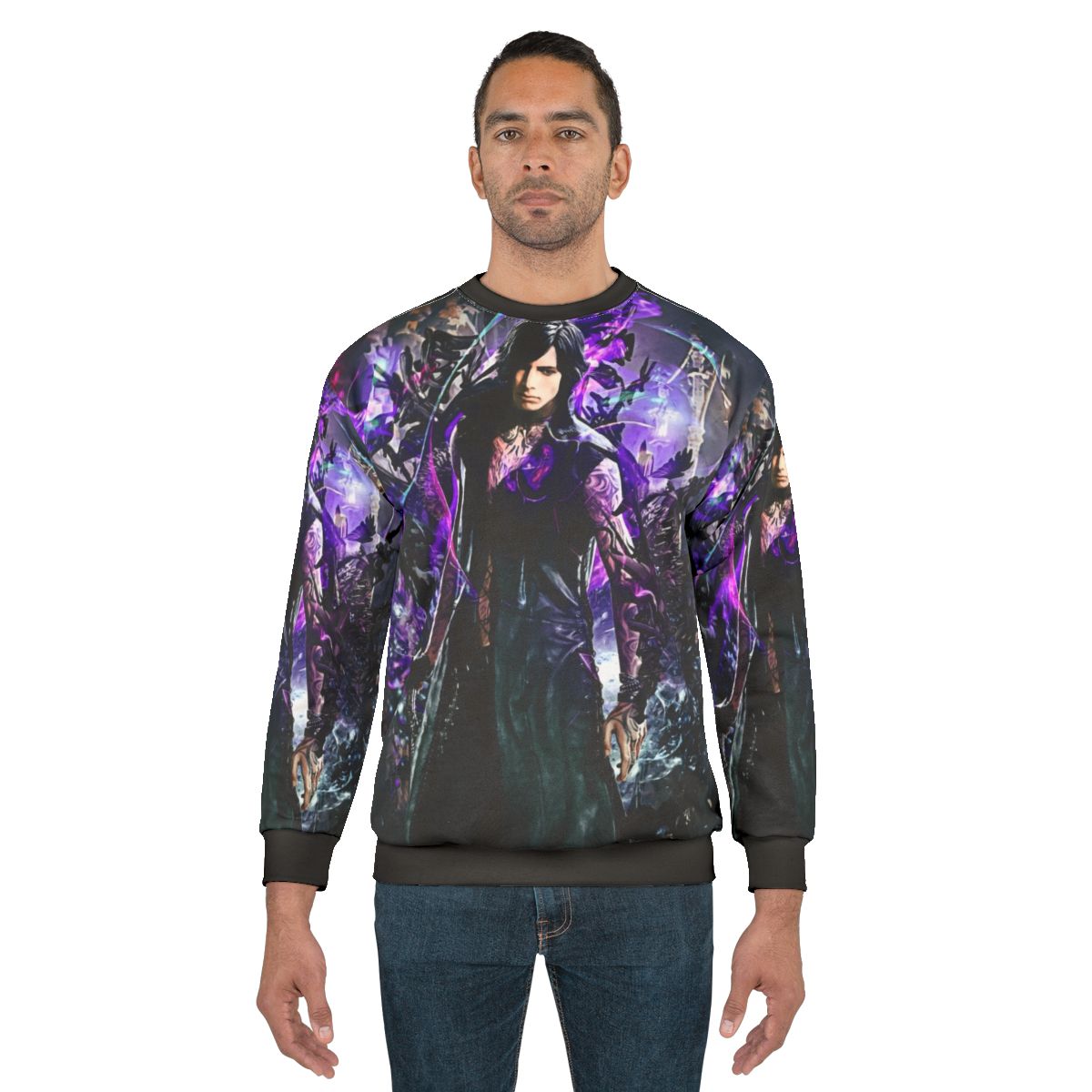 Devil May Cry 5 V Sweatshirt featuring Dante, Nero, and Vergil