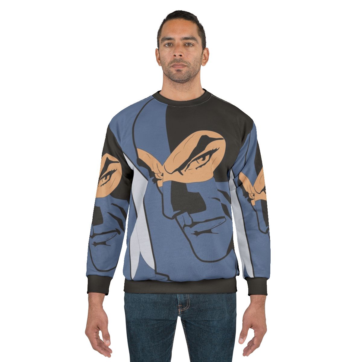 Diabolik Art Sweatshirt featuring the iconic Italian comic book character