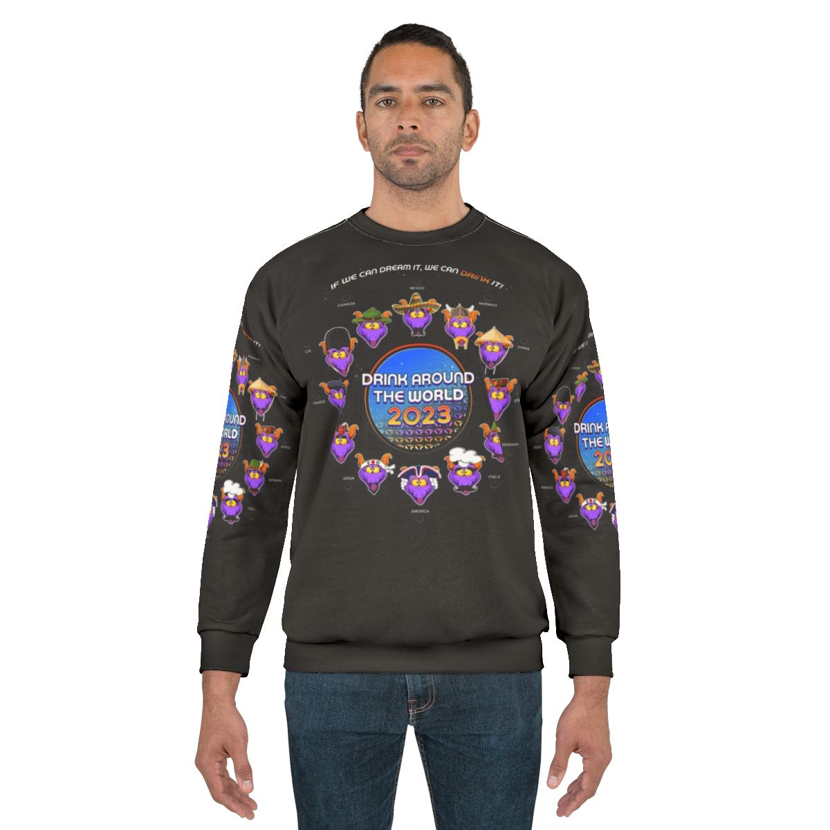Drink Around The World 2023 Epcot Sweatshirt